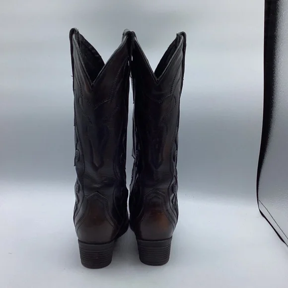 Women’s Sterling River Brown Western Leather Boots SR25013 Size 6 VGC!! - Picture 3 of 10